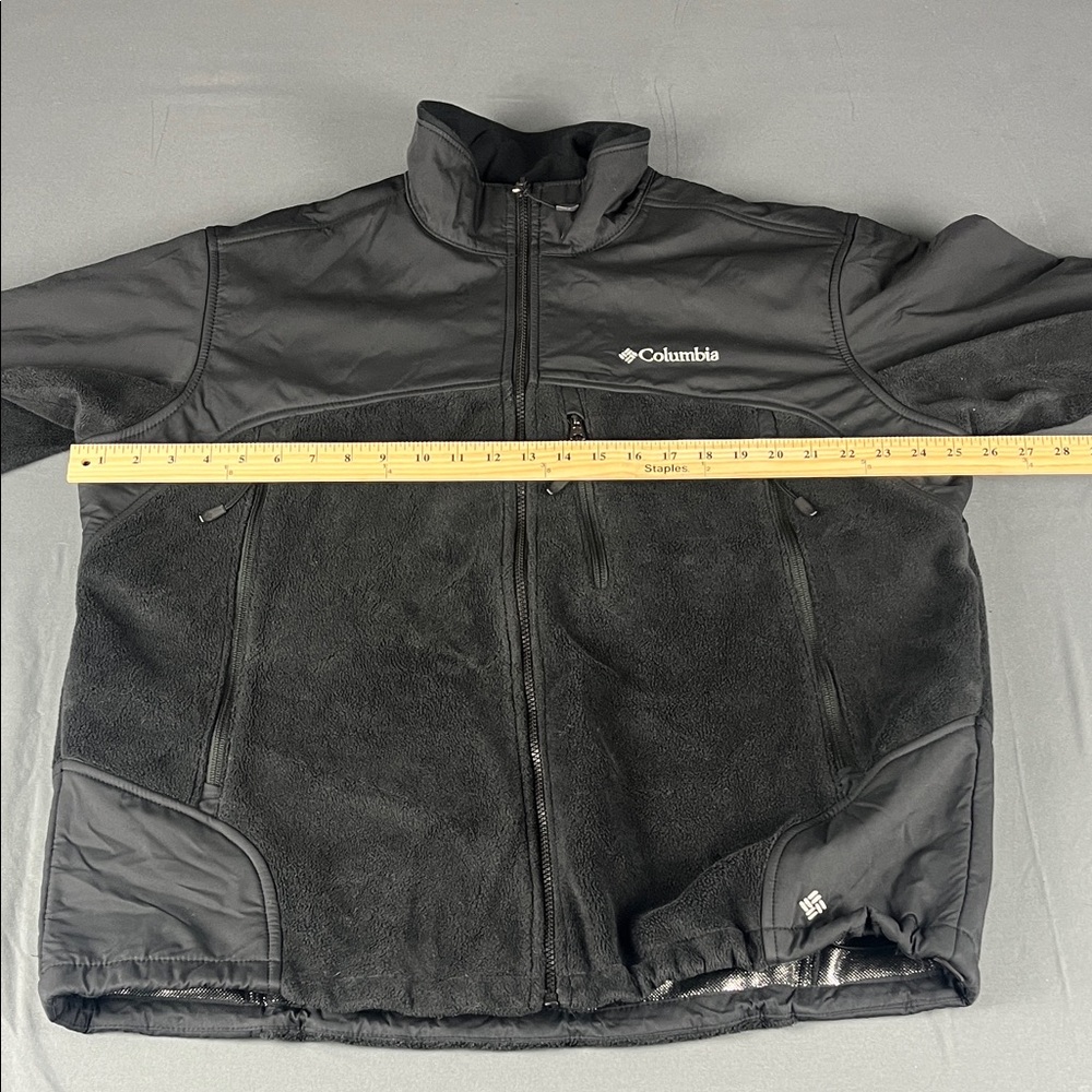 Columbia Men's Size XL Black Performance Jacket with Omni- Heat and Velcro Cuffs - Picture 12 of 14